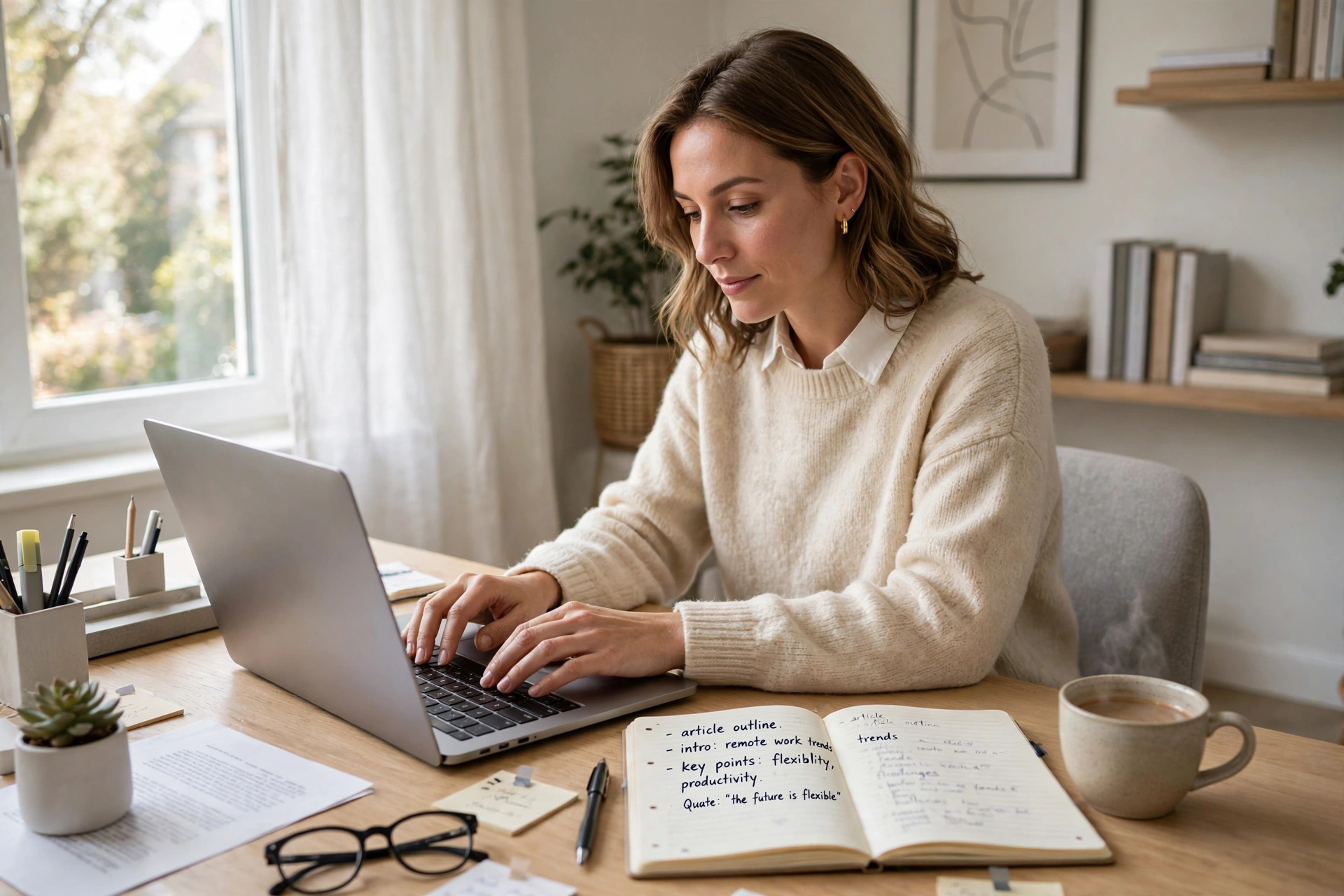 Writer creating an article for a multi-topic online magazine like GlossyWise