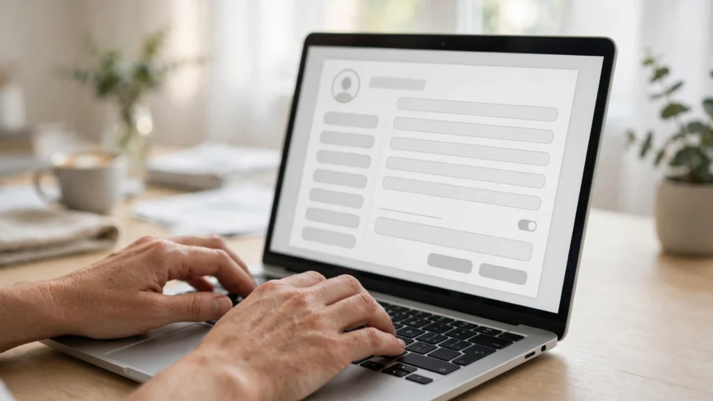 Creating an UploadArticle account with the registration form